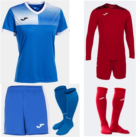 Joma Womens Eco Supernova Kit Bundle Royal White Team Sport Direct