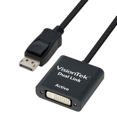 DisplayPort to Dual Link DVI-D Active Adapter (M/F) | VisionTek.com