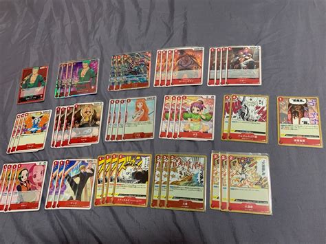 One Piece Tcg Red Zoro Deck Hobbies And Toys Toys And Games On Carousell