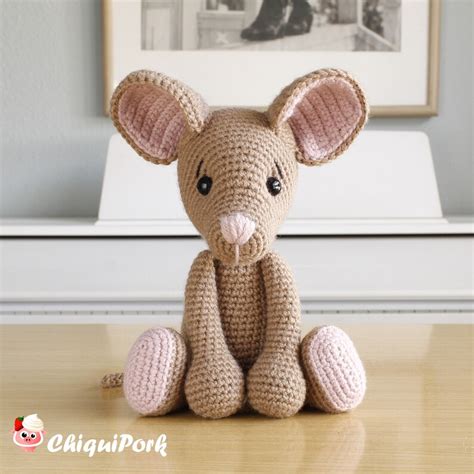 Patr N Crochet Rat N Amigurumi Rat N Pdf Tutorial Fillipo El Etsy