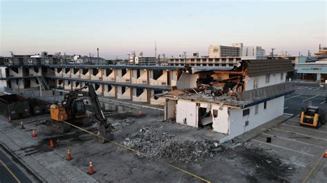 Ocean Sands Motel Demolition Underway Wildwood Video Archive