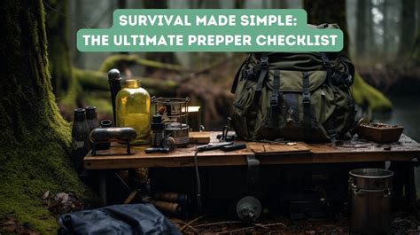 Survival Made Simple: The Ultimate Prepper Checklist [PDF]