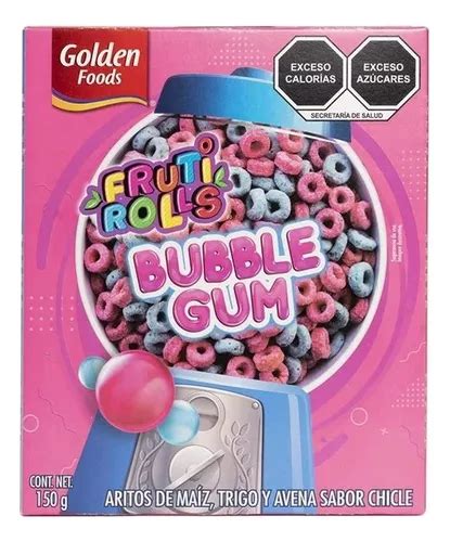 Cereal Sabor Chicle Bubble Gum 150g Golden Foods Aros Caja