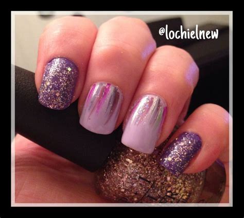 Purple Waterfall Mani Waterfall Nail Art Purple Nails Beauty