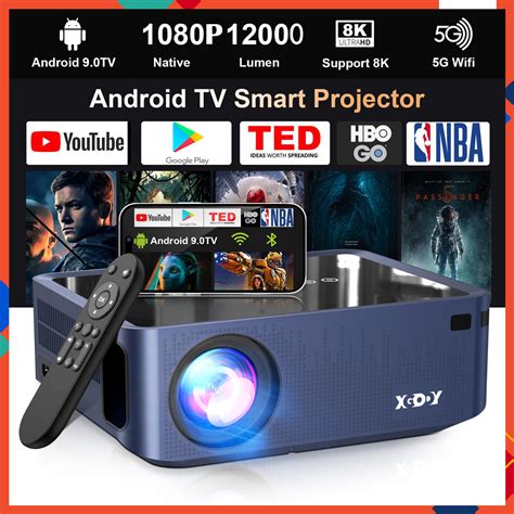 Xgody Smart Android Projector X Pro K Lumens Projector Ultra Hd