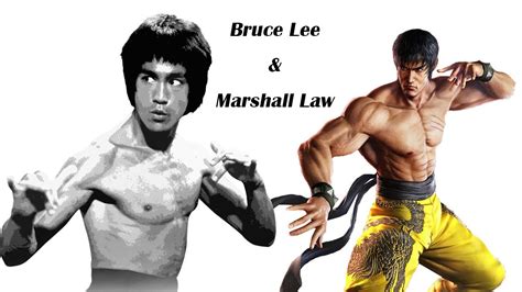 이소룡과 철권7 마샬 로우의 동작 비교 Bruce Lee And Tekken 7 Marshall Law Youtube