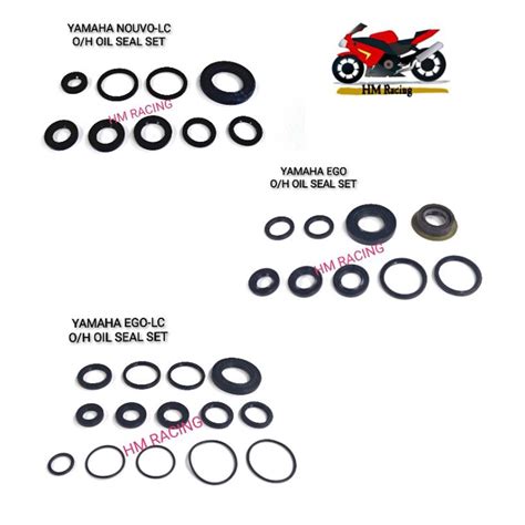 Overhaul Oil Seal Set Complete Oh Oil Seal Set Yamaha Scooter Ego Egos Ego Lc Nouvo Lc