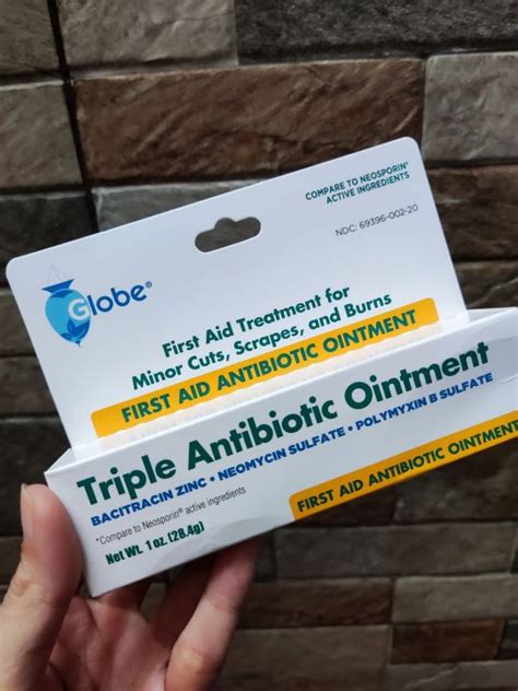 Globe Triple Antibiotic First Aid Ointment Exp 2026 Lazada PH