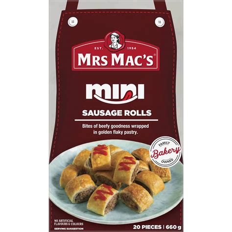 Mrs Mac S Party Sausage Rolls 20 Pack Woolworths