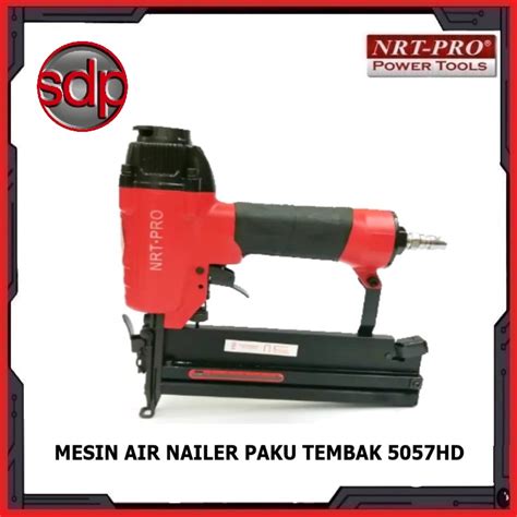 Jual NRT PRO 5057HD Air Nailer Gun Nail Alat Paku Tembak 2 IN 1 Staples