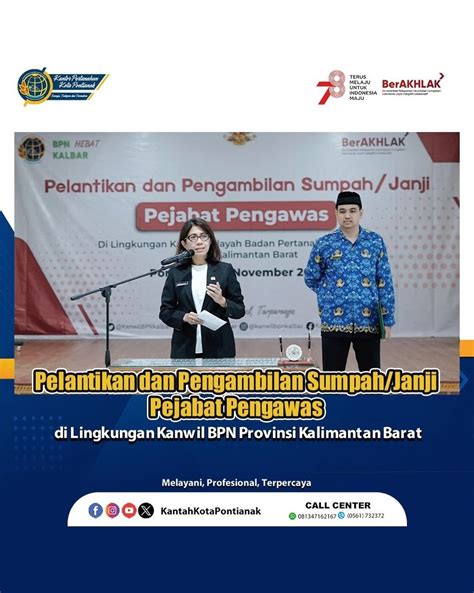 Pelantikan Dan Pengambilan Sumpah Janji Jabatan Pejabat Pengawas Di