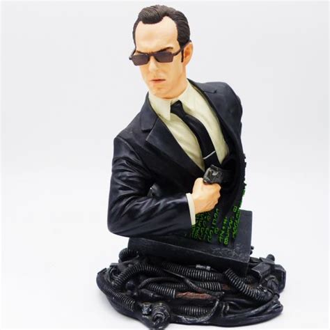 Matrix Bust Agent Smith Résine Vintage En Boîte Gentle Giant Dark Horse