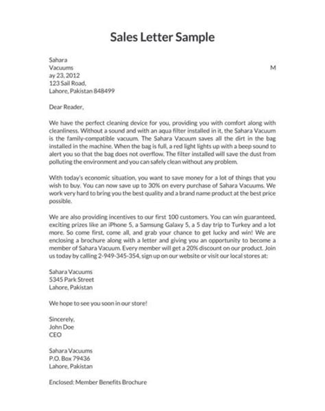 How To Pitch A Sales Letter 40 Examples And Templates