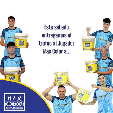 Max Color entregará este sábado el trofeo al Jugador Max Color del