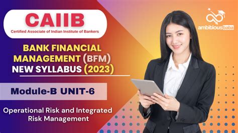 CAIIB BFM Module B Unit 6 Operational Risk And Integrated Risk Management