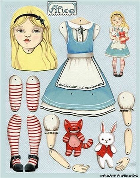 Pin By Groblertanya On Alice In Wonderland Paper Doll Template Paper Dolls Paper Doll House