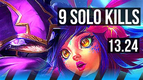 Kennen Vs Neeko Mid 9 Solo Kills 1000 Games Euw Diamond 13 24