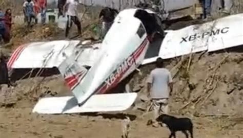 Avioneta Se Desploma En El Cerro Zapotecas Dejando Dos Lesionados