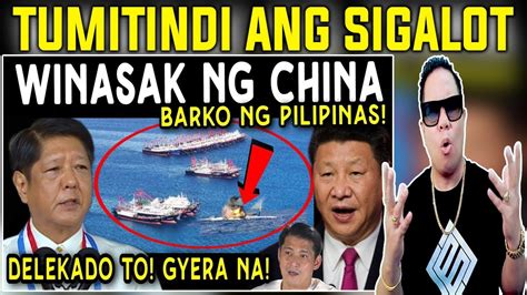 Naku Po Umalarma Ang Lahat Bangka Ng Pilipinas Winasak Ng China Lubog