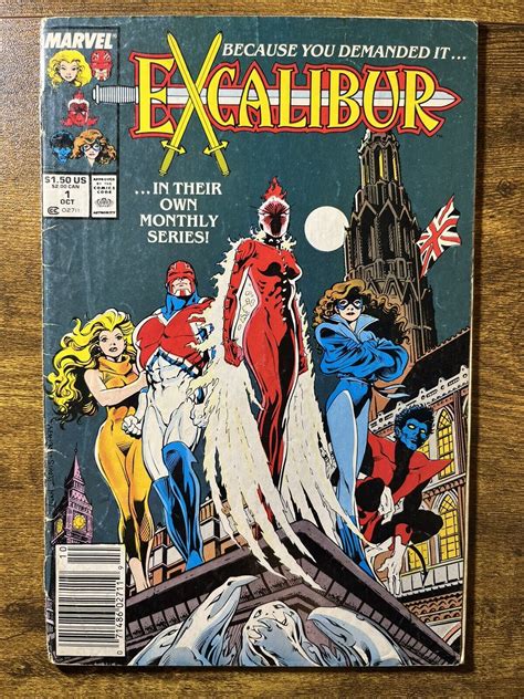 Excalibur Newsstand Chris Claremont Story Aln Davis Cover Marvel