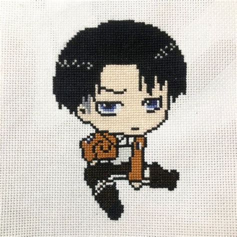 Attack On Titan Pixel Art Levi