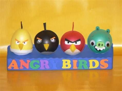 Angry Birds En Goma Eva Moldes Imagui