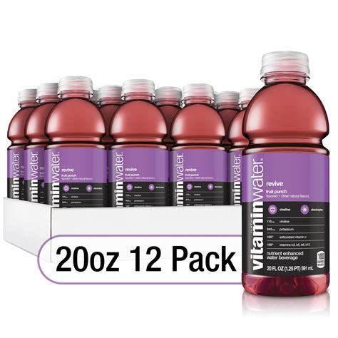 Vitaminwater Revive Electrolyte Enhanced Water W Vitamins Fruit Punch