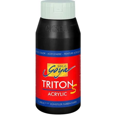 SOLO GOYA Triton S Acrylic Schwarz 750 Ml Duo Shop De