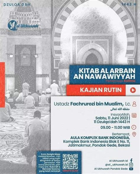 Info Kajian Bekasi Juni Jadwal Kajian Sunnah