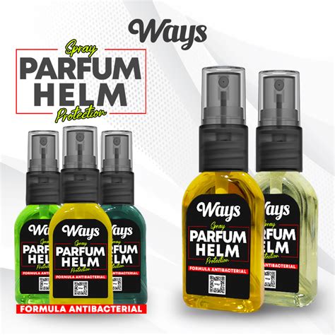 Jual WAYS Spray Protection Parfum Pewangi Helm Motor Multiguna