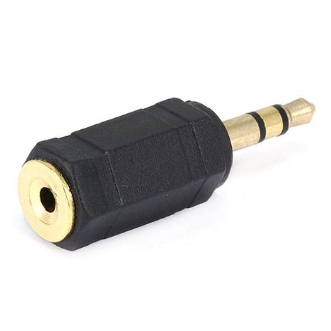 Mm Trs Stereo Plug To Mm Trs Stereo Jack Adapter Gold Plated