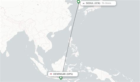 Direct Non Stop Flights From Denpasar To Seoul Schedules