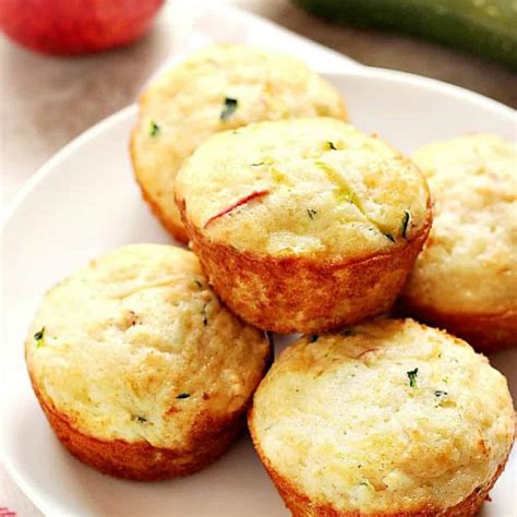 Apple Zucchini Muffins Recipe Crunchy Creamy Sweet