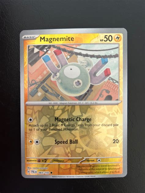 Pok Mon Tcg Magnemite Scarlet Violet Paldea Evolved Reverse