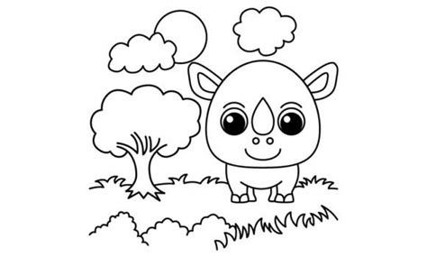 Funny Number 2 Cartoon Coloring Page Graphic By Ningsihagustin426