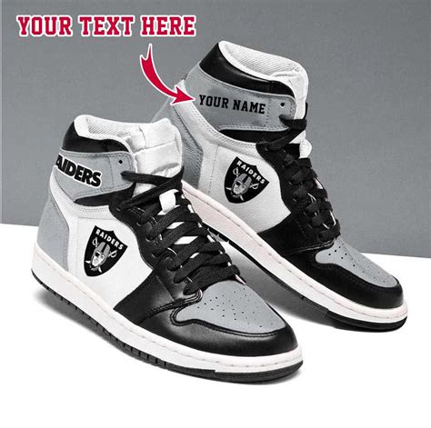 Las Vegas Raiders Lvr2 Nfl Football High Retro Air Force Jordan 1 Customized Shoes Homefavo