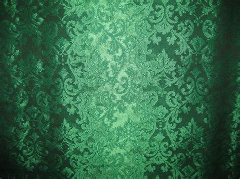 Green brocade fabric - xxxopec