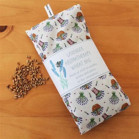 Lavender Aromatherapy Heat Microwaveable Wheat Bag - Rie Designed