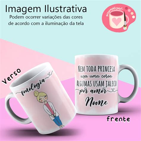 Caneca X Cara Personalizada Bonequinha Profiss O Estudante