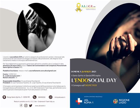 EndoSocial Day 2023 Il Convegno Online Sull Endometriosi A L I C E