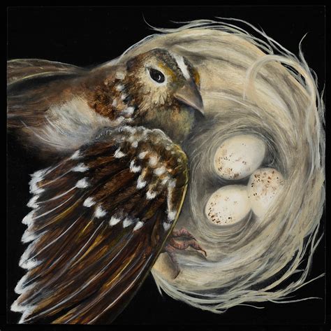Crown Painting Baby Bird Sparrows