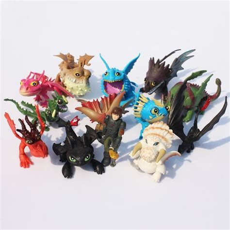 1 Ensemble 13 Pcs Lot 5 7 Cm Comment Dresser Votre Dragon 2 Nuit Fury