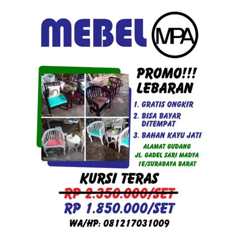 Kursi Teras Kayu Jati Di Jawa Timur Olx Murah Dengan Harga Terbaik