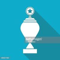 Vector Flat White Trophy Stock Clipart | Royalty-Free | FreeImages