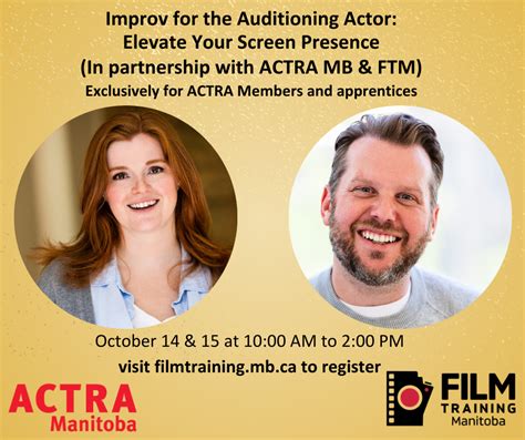 Improv For The Auditioning Actor Elevate Your Screen Presence In