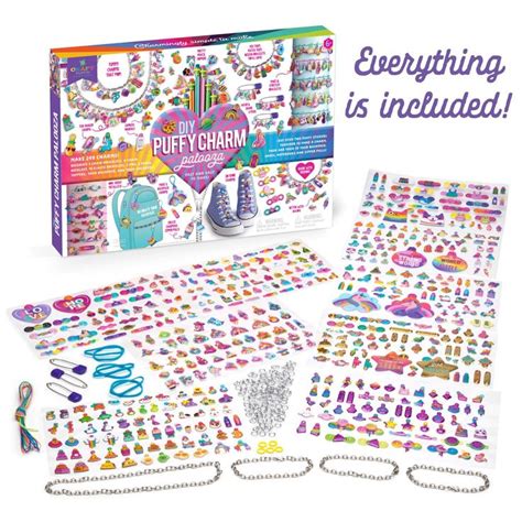 Puffy Charm Palooza Craft Kit Puffy Stickers Pencil Toppers Craft Set