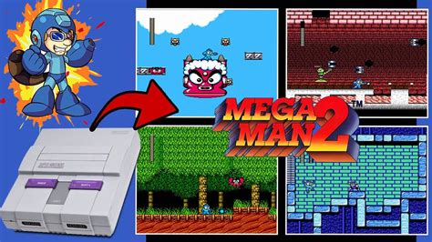 Lan Amento Para O Snes Mega Man Youtube