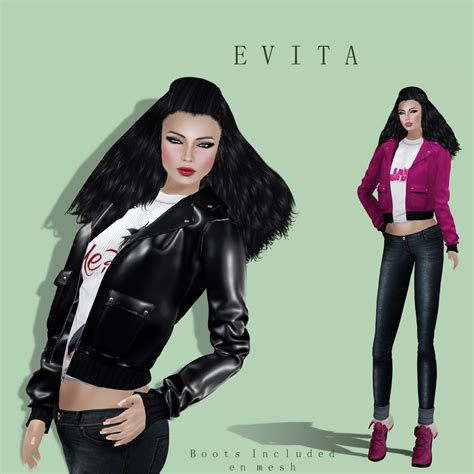 PRISM DESIGNS Fashions for SL: PRISM ~ New Release "EVITA" Outfit