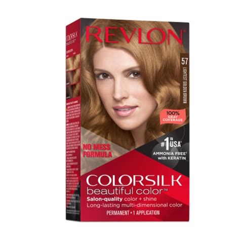 Revlon ColorSilk Beautiful Color Permanent Hair Color 57 Lightest