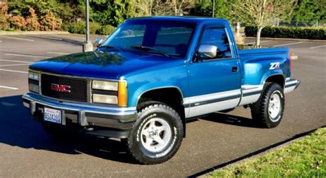 1990 GMC Sierra 1500 SLE 4x4 Z 71 Step Side Classic GMC Sierra 1500